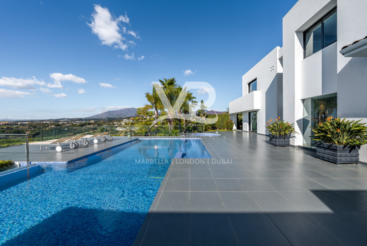Blue Horizon, moderne villa i Los Flamingos