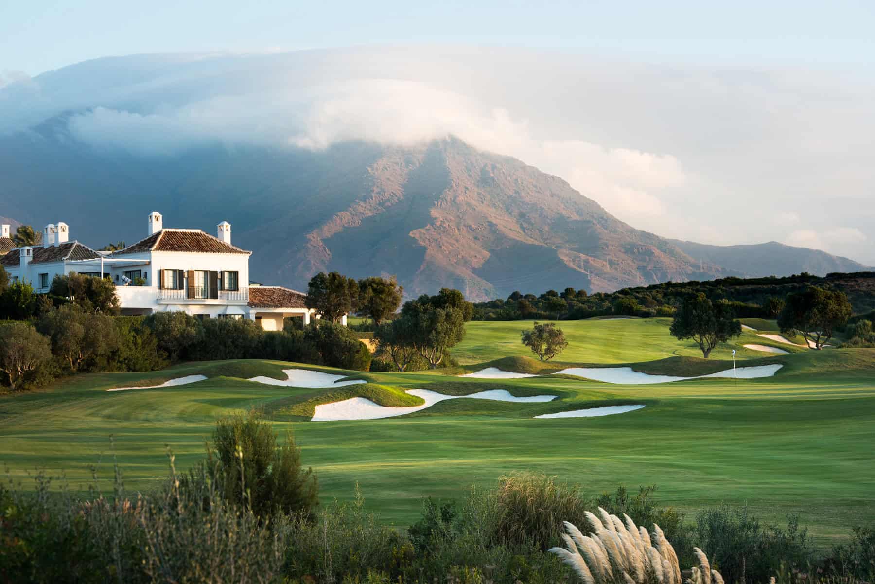 Golf course view at Verdin Property in Marbella.