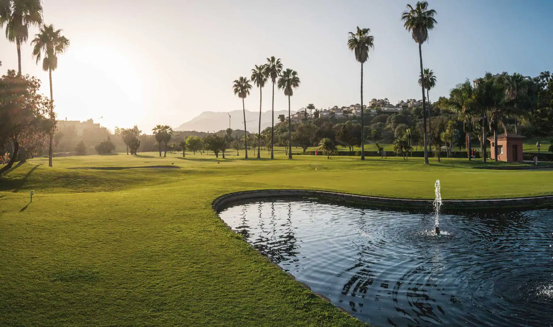 Golf course view at Verdin Property in Marbella.